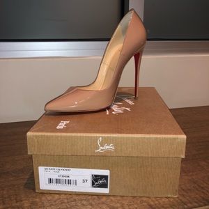 Christian Louboutin So Kate 120mm Nude Heels